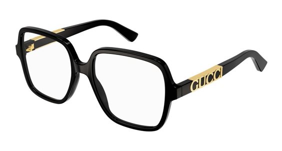 Oiritaly Eyeglasses frame Woman Gucci GG1193O001 BLACK BLACK TRANSPARENT56